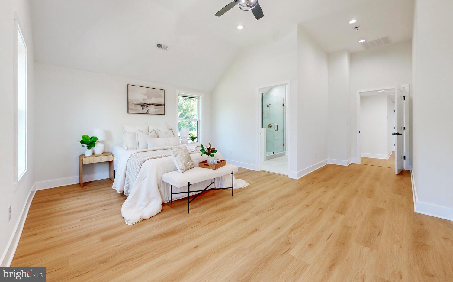 4414 Mt Carmel Road Hampstead, MD 21074 - Photo 18 of 40 a bedroom with a bed and painting on the wall