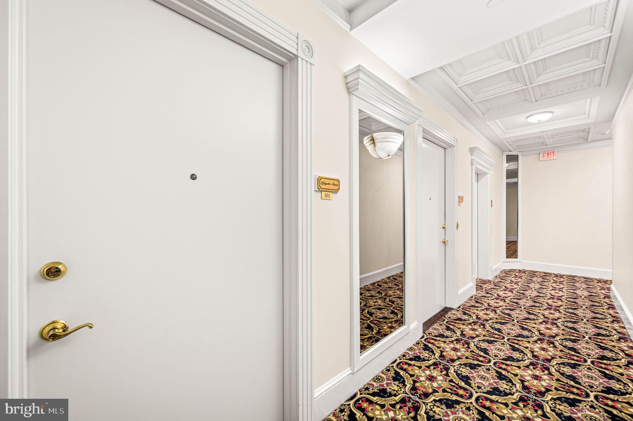 211 South 4th Street, Unit 301 Philadelphia, PA 19106 - Photo 33 of 42 a view of hallway with wooden floor