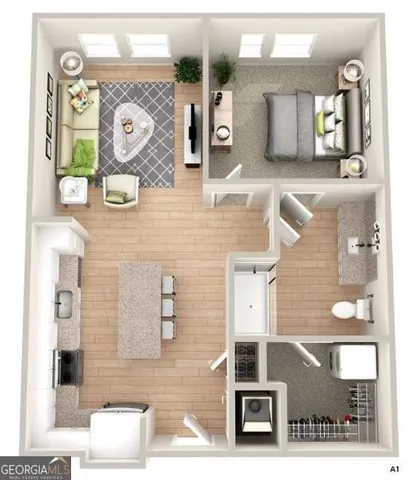 $1,534 | 1450 Peachtree Industrial Boulevard, Unit 1209, Sugar Hill, GA 30518