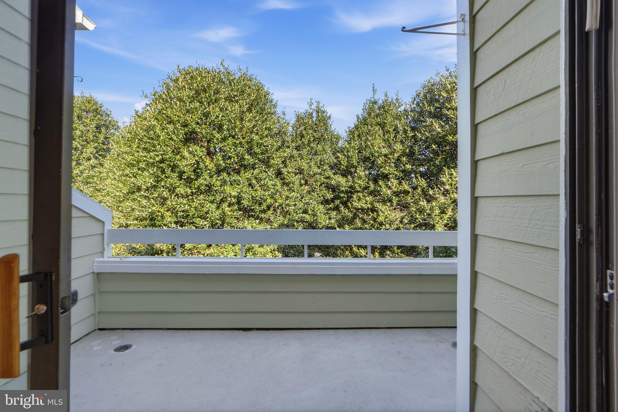1968 Villaridge Drive Reston, VA 20191 - Photo 12 of 39 Large Balcony overlooking trees