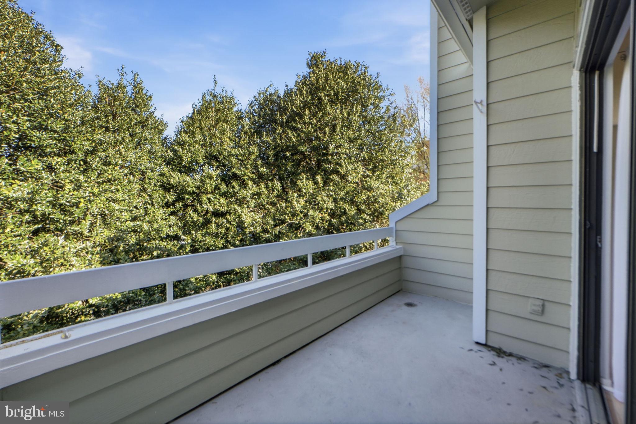 1968 Villaridge Drive Reston, VA 20191 - Photo 13 of 39 Large Balcony overlooking trees