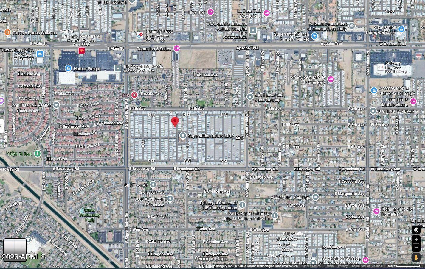 301 South Signal Butte Road, Unit 610 Apache Junction, AZ 85120 - Photo 66 of 71 Sat 2