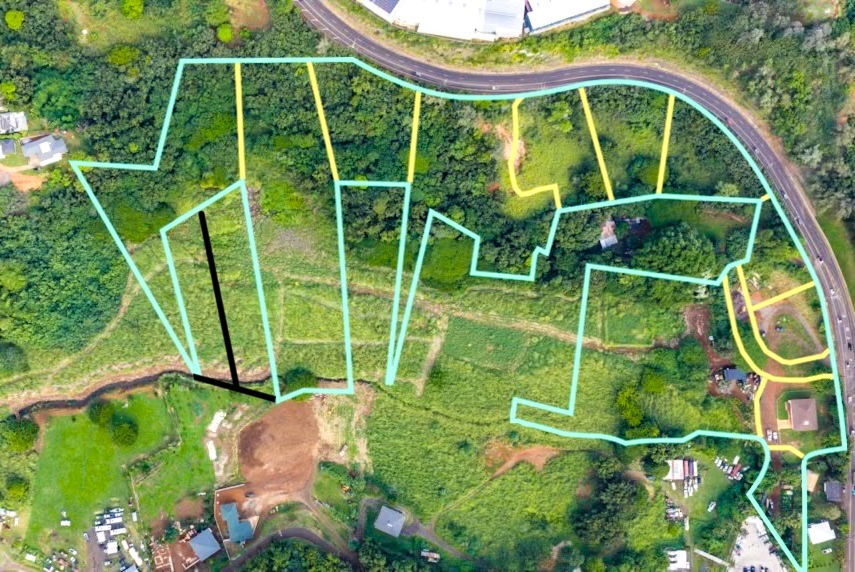 3582 Rice Street Lihue, HI 96766 - Photo 7 of 30 a view of a yard with plants and wooden fence