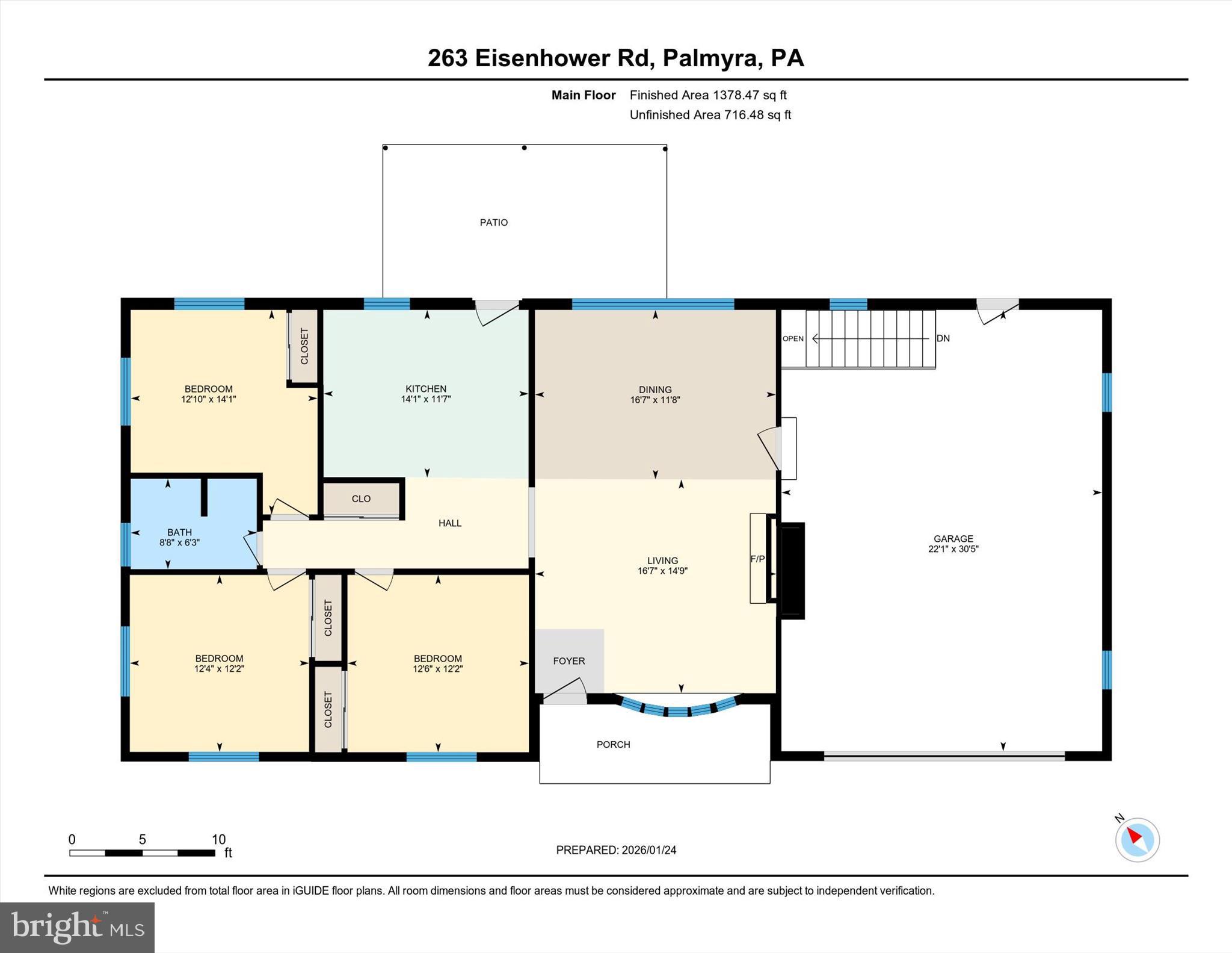 263 Eisenhower Road Palmyra, PA 17078 - Photo 28 of 28 Floorplan