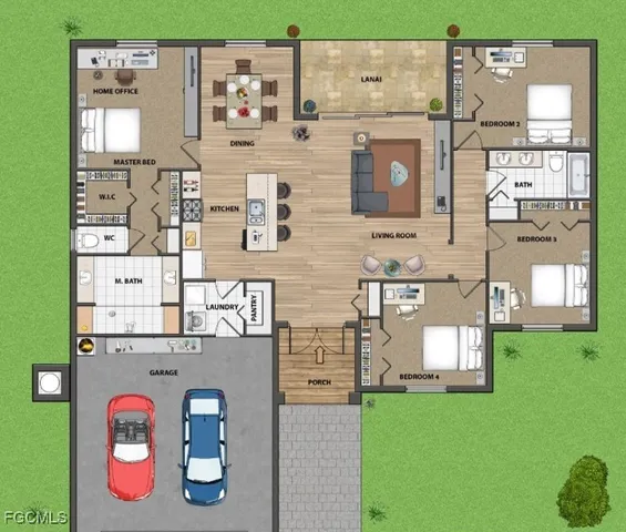 $499,900 | 2827 Northwest 14th Terrace, Cape Coral, FL 33993