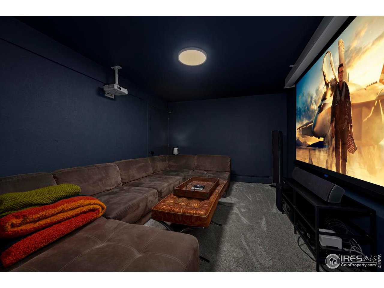 9 Canyon View Road Boulder, CO 80302 - Photo 23 of 40 Lower level media/movie room