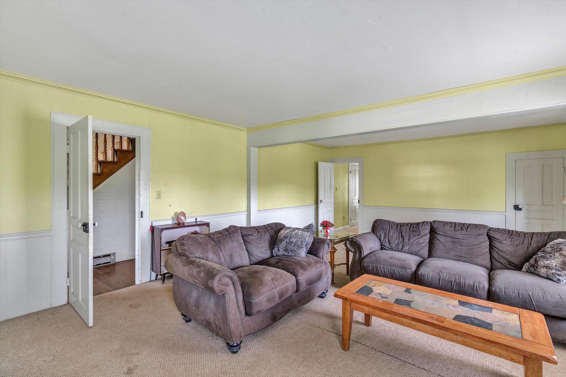 2446 Deer Run Road Ferrum, VA 24088 - Photo 42 of 144 a living room with furniture and a large window