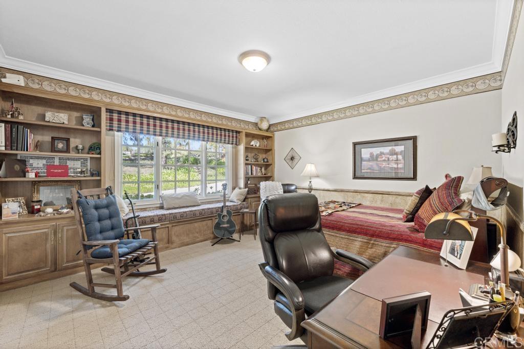 27 Shady Hill Lane Fallbrook, CA 92028 - Photo 35 of 75 a bedroom with furniture and a large window