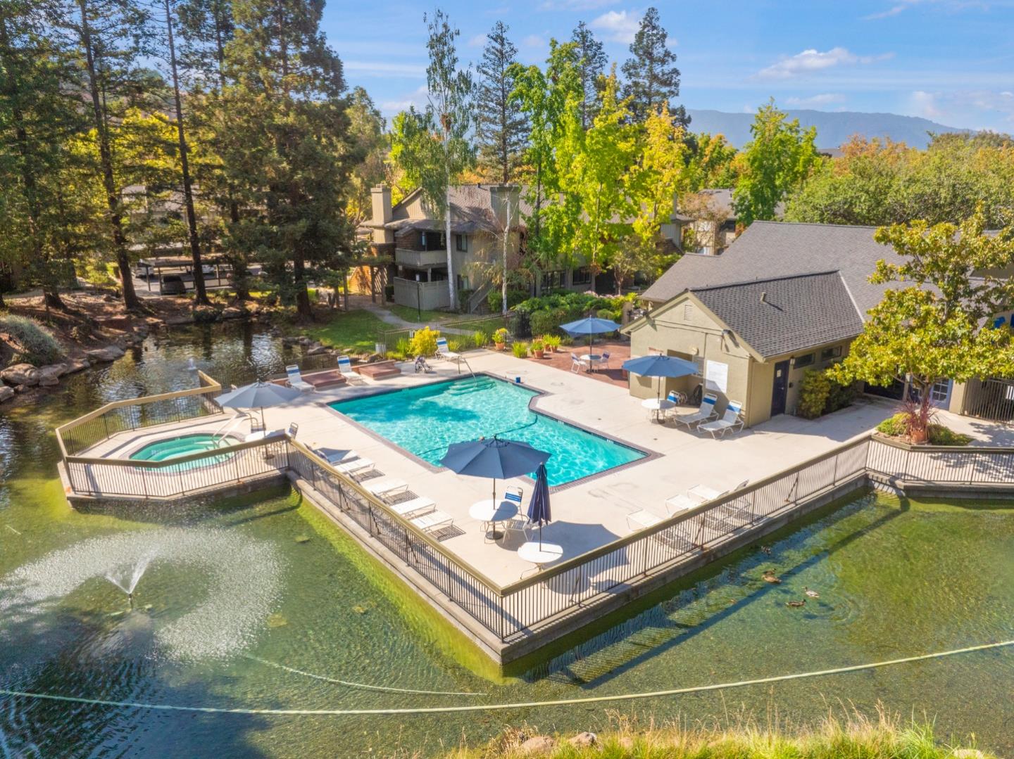 1204 La Terrace Circle San Jose, CA 95123 - Photo 21 of 26 a view of a swimming pool with a patio