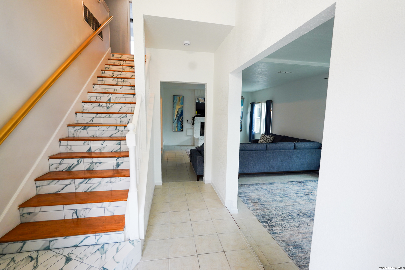 1823 Copperfield Road San Antonio, TX 78251 - Photo 4 of 25 a view of a hallway with wooden floor and entryway