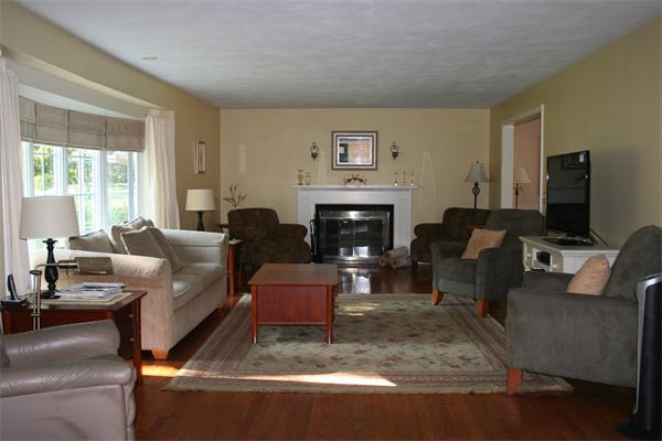53 Fox Farms Road Northampton, MA 01062 - Photo 4 of 5 a living room with furniture and a fireplace