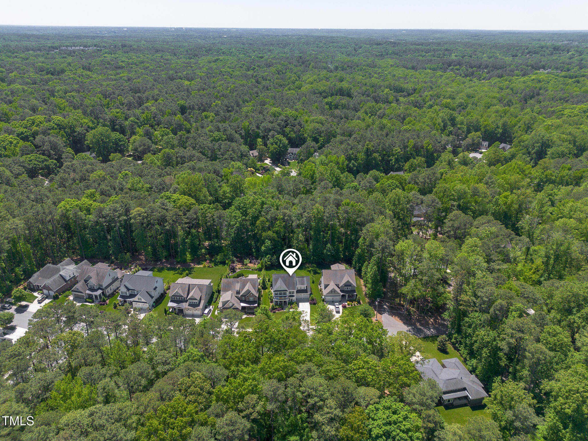 2993 Club Drive Raleigh, NC 27613 - Photo 85 of 94 an aerial view of a house with a yard