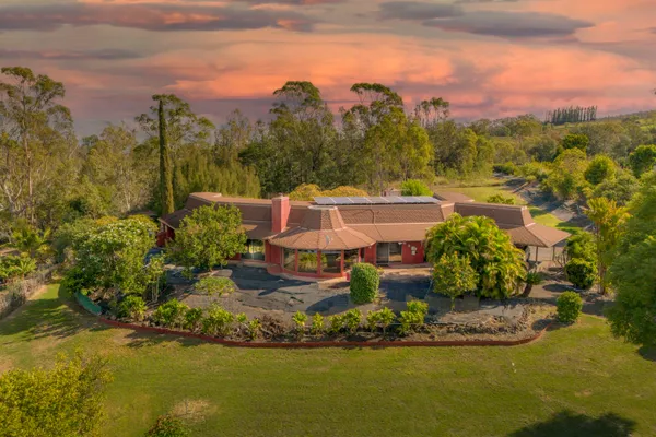 a view of a lake with a mountain in the background