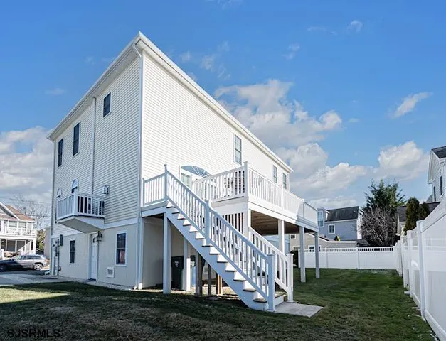 a view of small space with racks on the wall