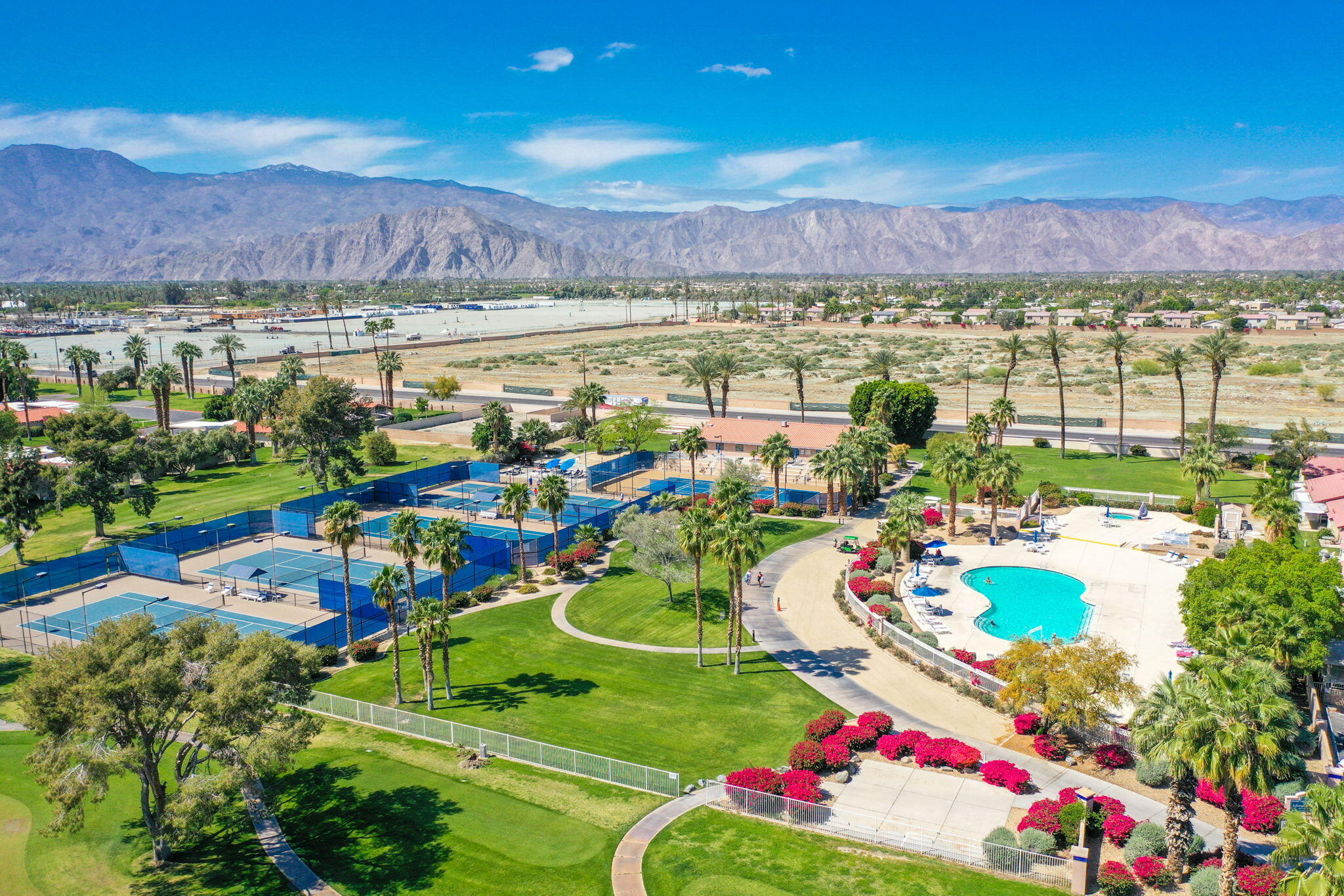 49151 Biery Street Indio, CA 92201 - Photo 25 of 26 a view of swimming pool and an outdoor space