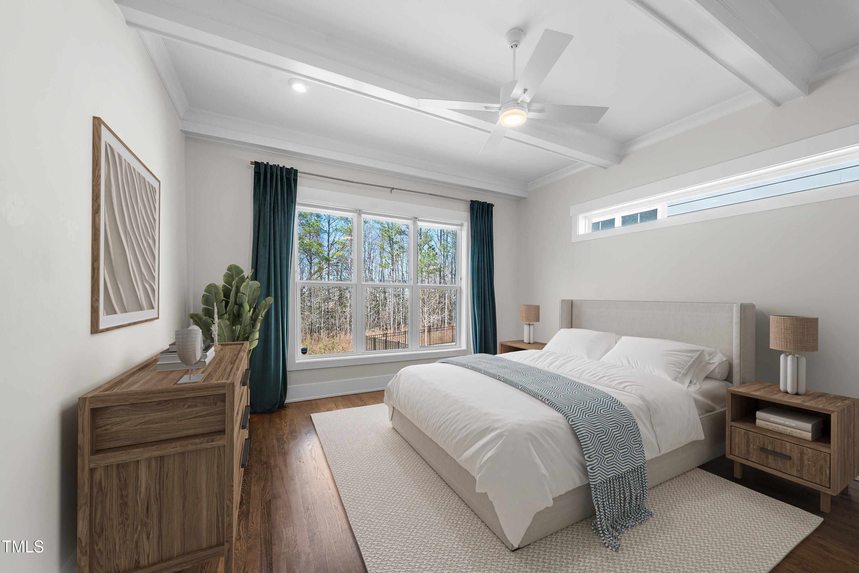 729 Daniel Rdg Road Wendell, NC 27591 - Photo 19 of 57 a bedroom with a large bed and a potted plant