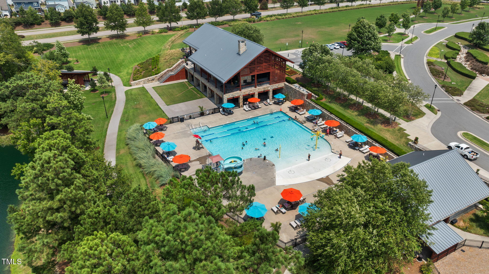 729 Daniel Rdg Road Wendell, NC 27591 - Photo 44 of 57 an aerial view of a house