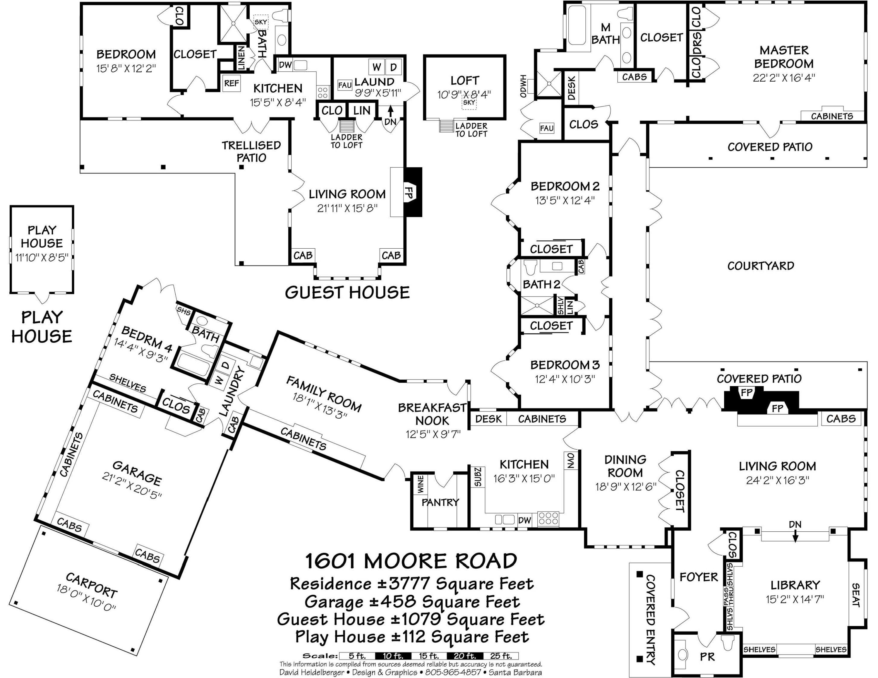 1601 Moore Road Santa Barbara, CA 93108 - Photo 23 of 23 Floor Plan