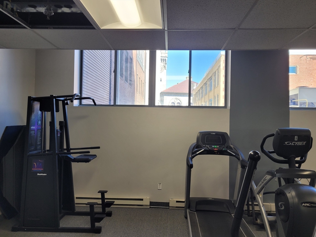 531 Main Street, Unit 503 Worcester, MA 01608 - Photo 20 of 21 a view of workspace with mirror and window