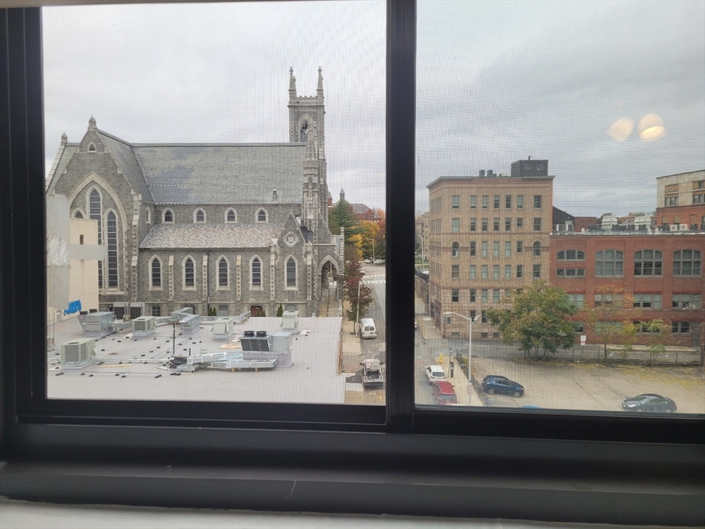 531 Main Street, Unit 503 Worcester, MA 01608 - Photo 5 of 21 a view of a city from a window