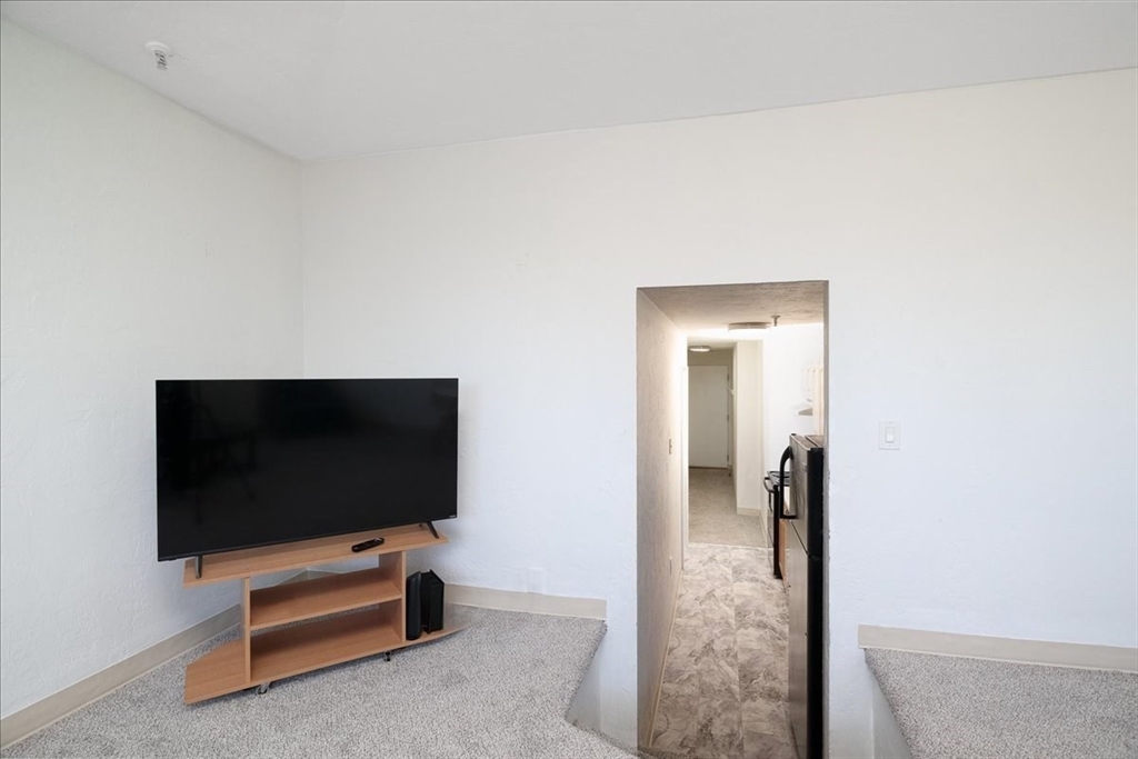 531 Main Street, Unit 503 Worcester, MA 01608 - Photo 9 of 21 a living room with furniture and a flat screen tv