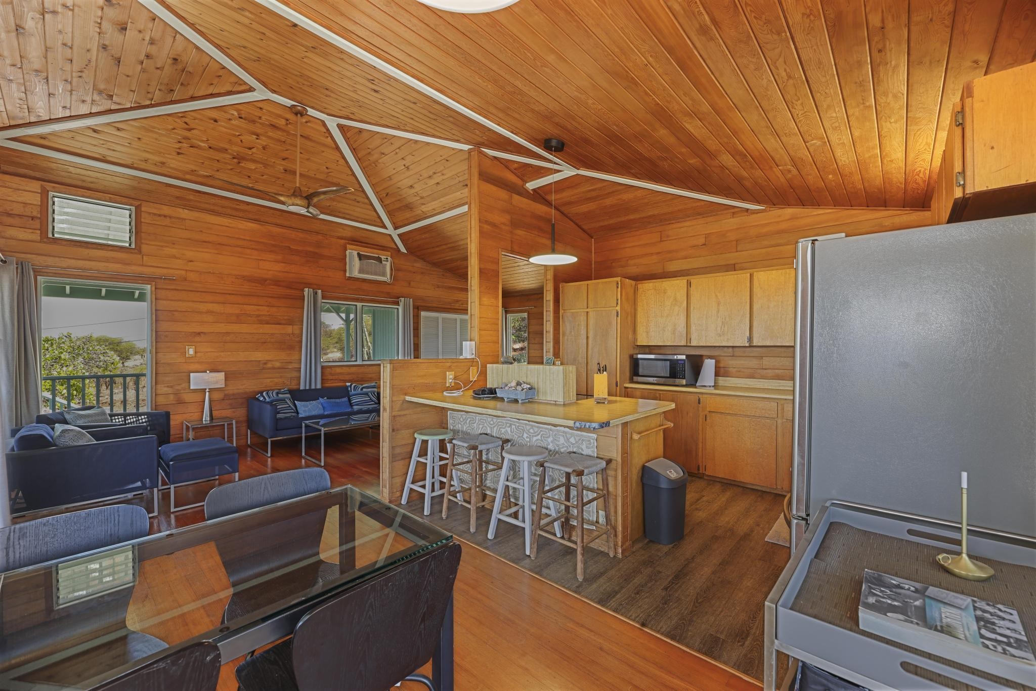 122 Ulua Road Kaunakakai, HI 96748 - Photo 39 of 48 a view of a dining room with furniture window and outside view