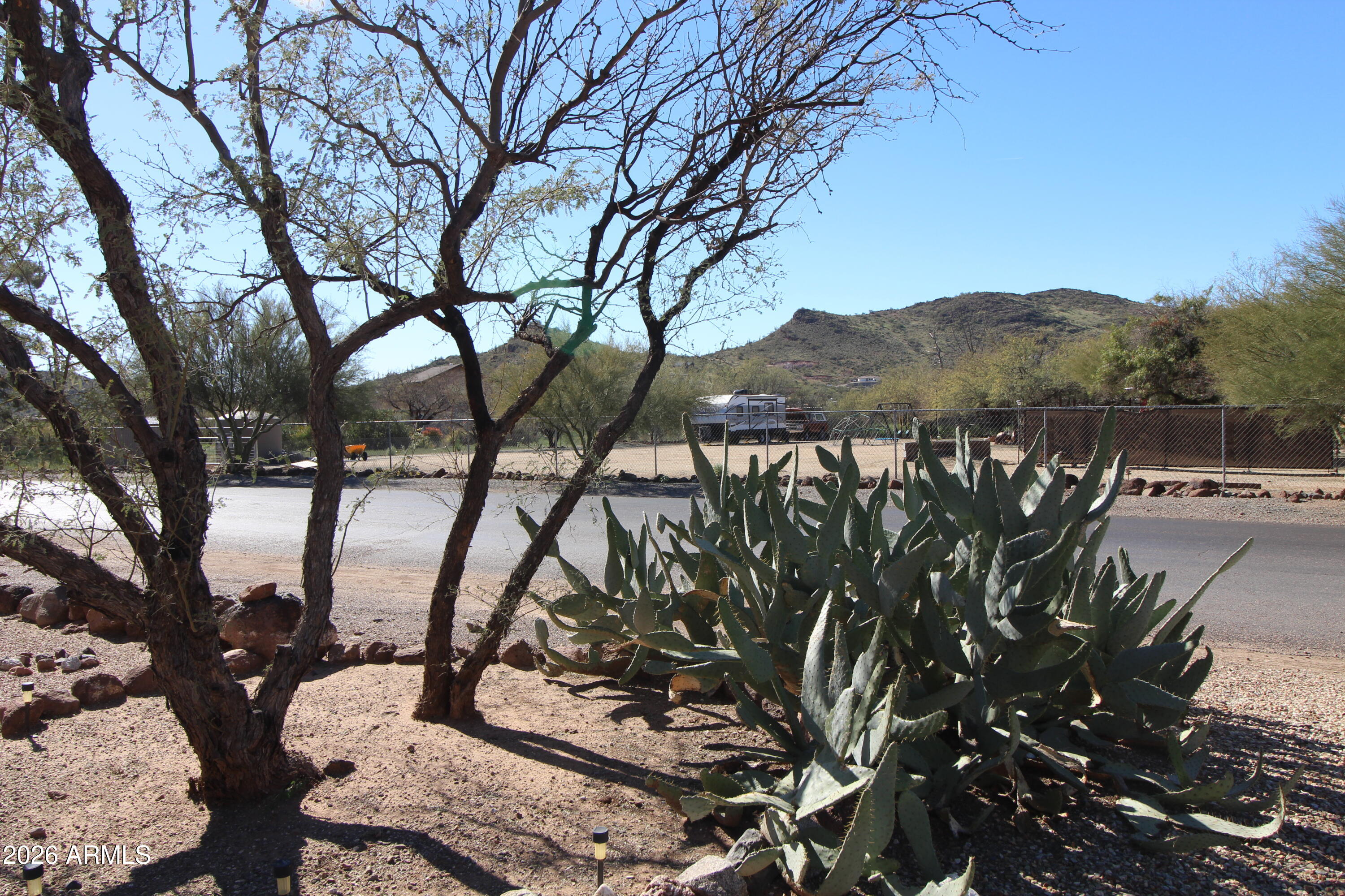 1405 East Circle Mountain Road New River, AZ 85087 - Photo 36 of 40 a view of a backyard of the house