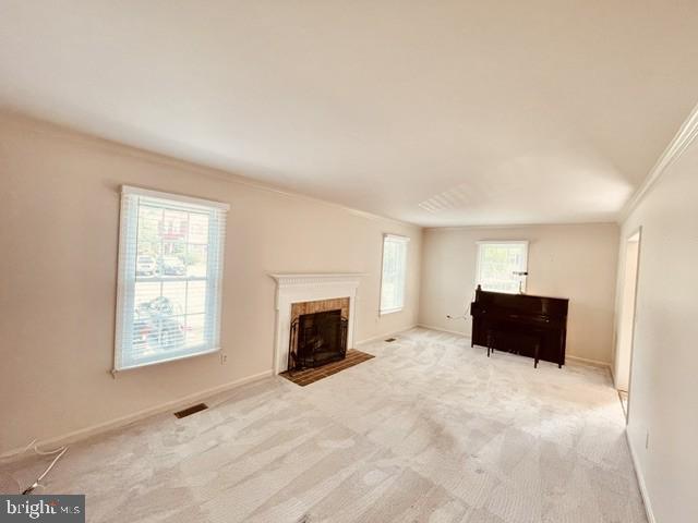 1016 Windrush Lane, Unit 25 Sandy Spring, MD 20860 - Photo 13 of 37 Bright and airy living room with fireplace.