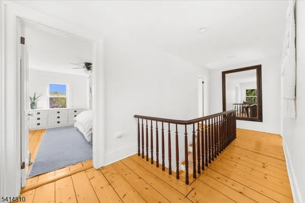 a view of a bedroom from front door