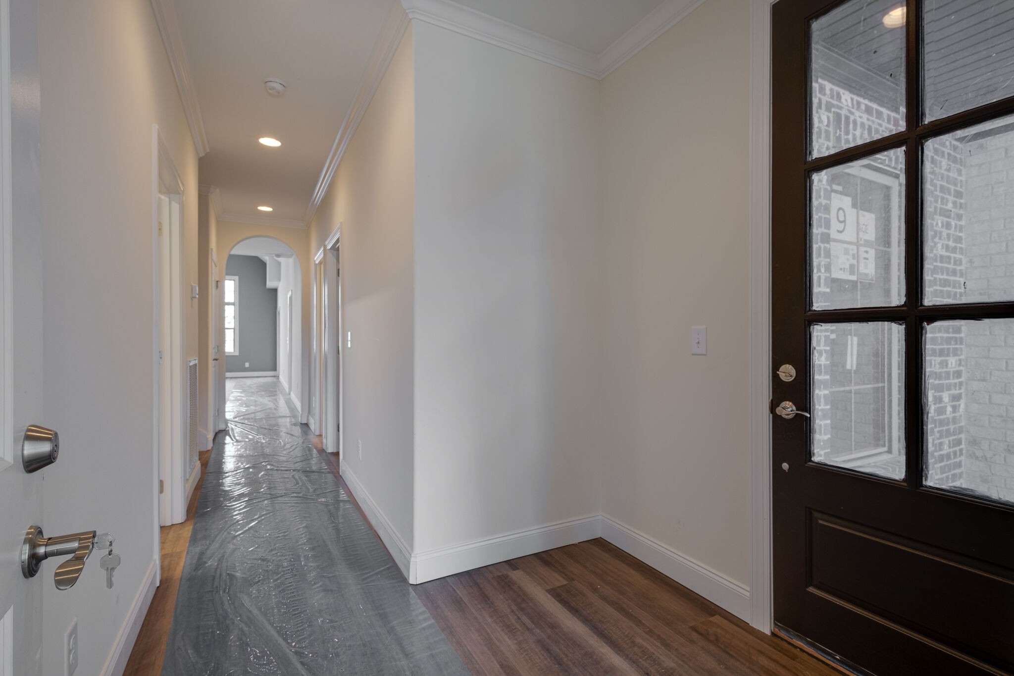 9 The Greens Springfield, TN 37172 - Photo 4 of 30 a view of hallway with wooden floor and stairs