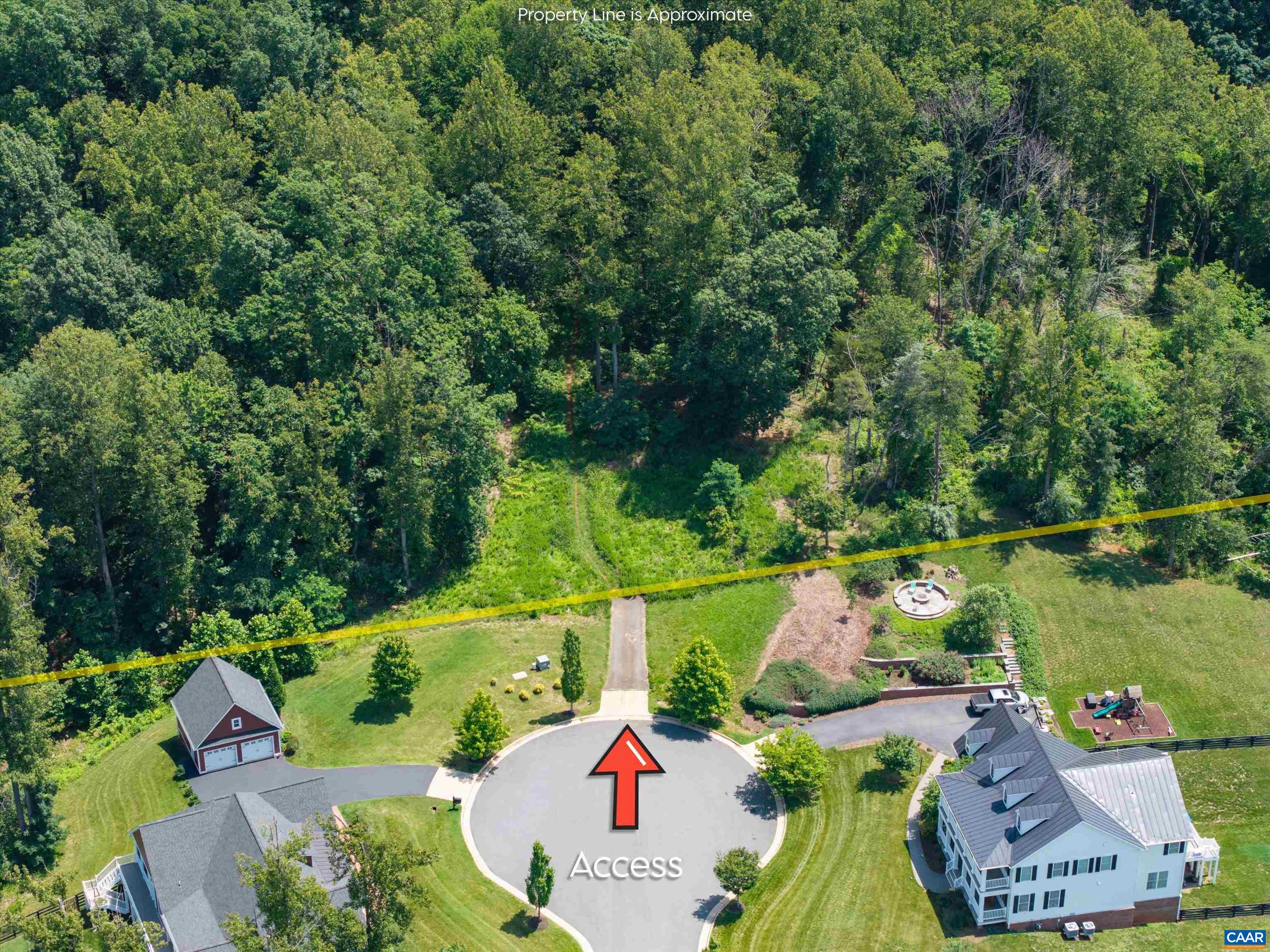 Hyland Ridge Drive Charlottesville, VA 22911 - Photo 4 of 34 an aerial view of a house a yard and lake view
