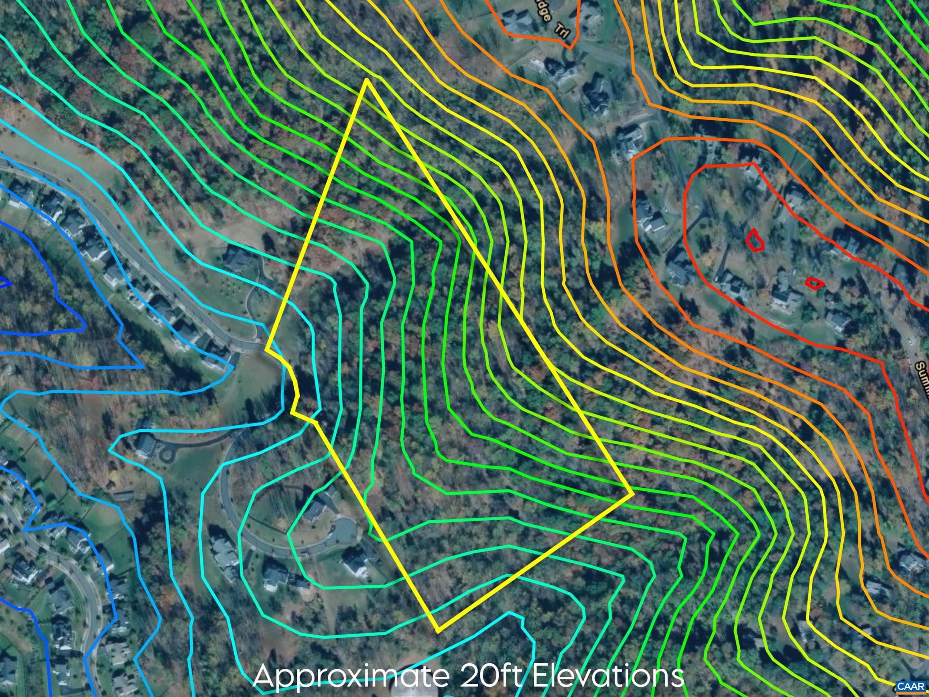 Hyland Ridge Drive Charlottesville, VA 22911 - Photo 8 of 34 a bird view of an empty room