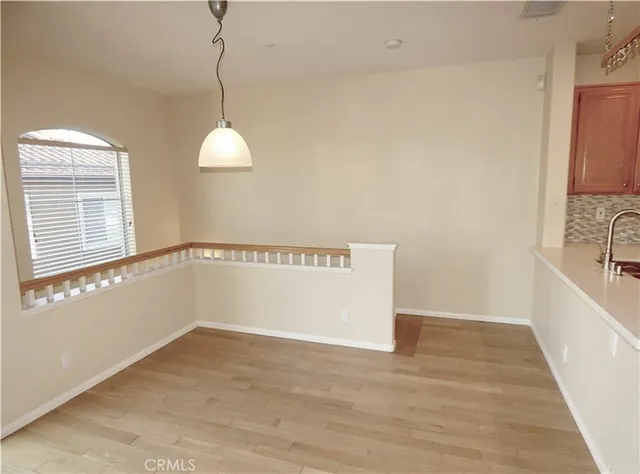 a view of main area with windows