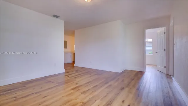 wooden floor in an empty room