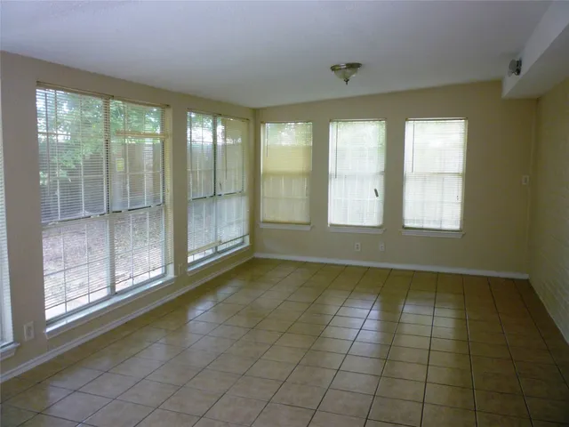 a backyard of a house