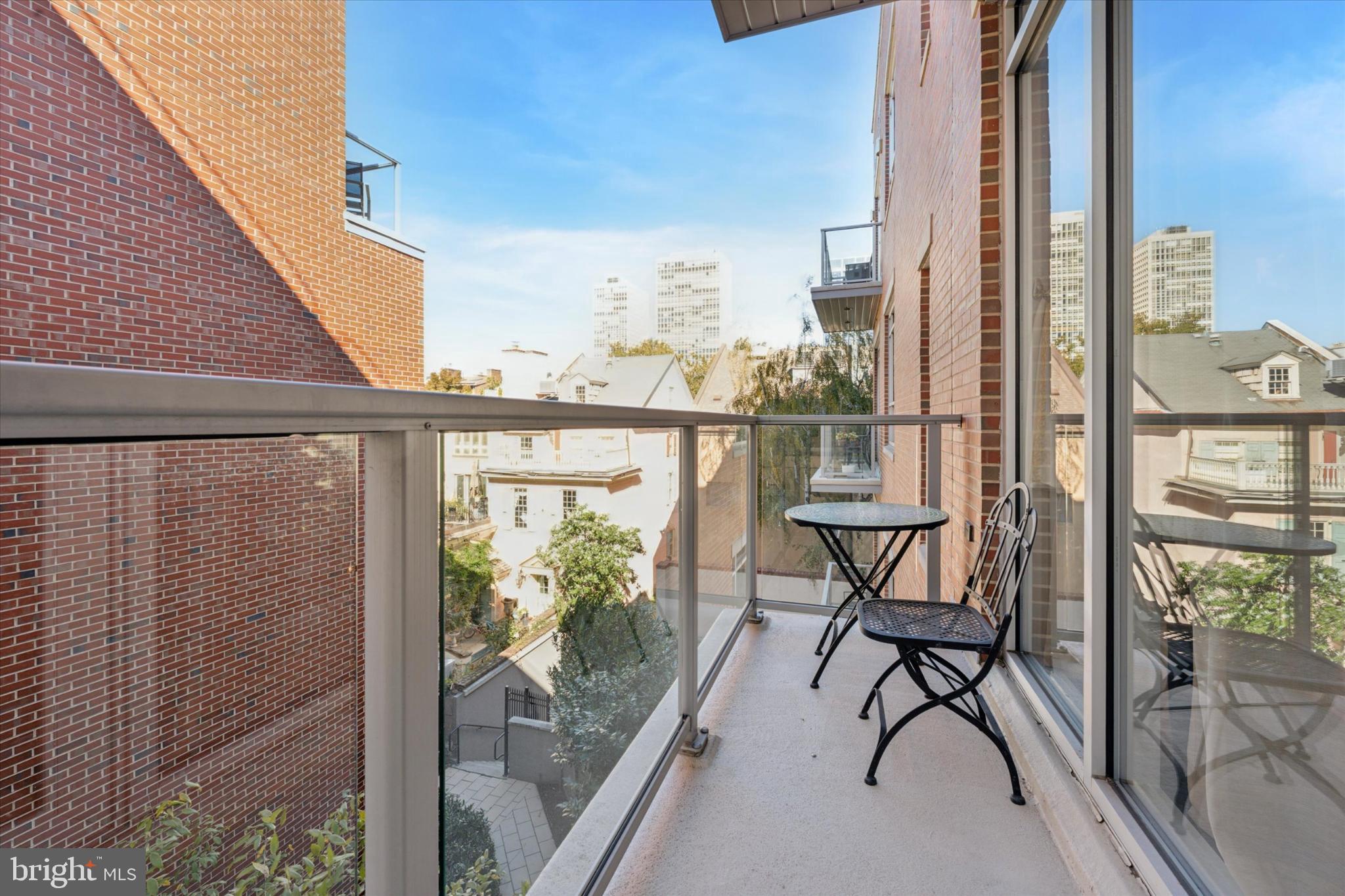 410 South Front Street, Unit 313 Philadelphia, PA 19147 - Photo 17 of 24 a view of a balcony with chairs
