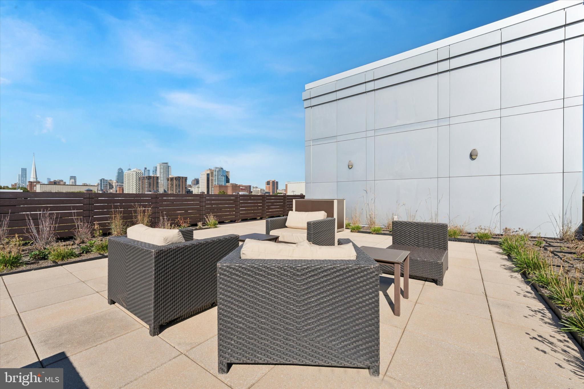 410 South Front Street, Unit 313 Philadelphia, PA 19147 - Photo 23 of 24 a view of terrace with seating area and barbeque oven