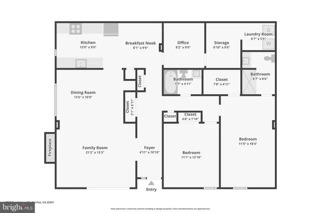 $500,000 | 3769 Persimmon Circle, Fairfax, VA 22031