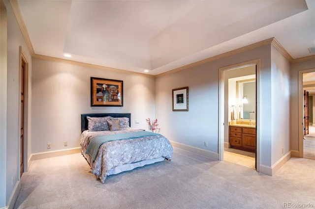 a view of a hallway with windows