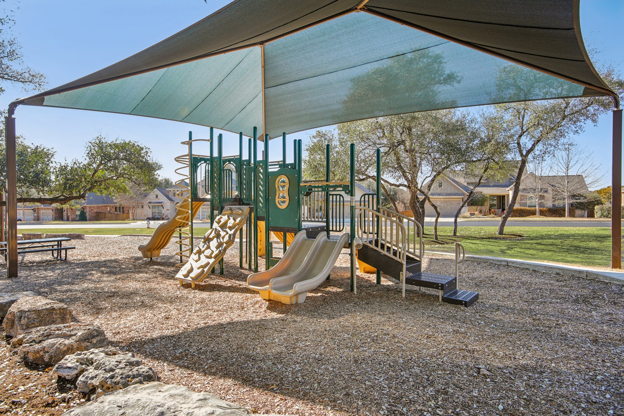 133 Lake Spring Circle Georgetown, TX 78633 - Photo 28 of 31 a view of outdoor space with playground and green space