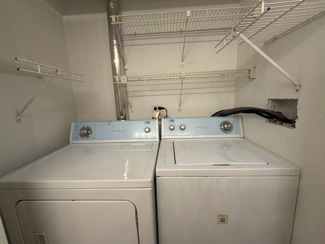 8255 Skokie Boulevard, Unit 406 Skokie, IL 60077 - Photo 16 of 16 a close up view of washer and dryer