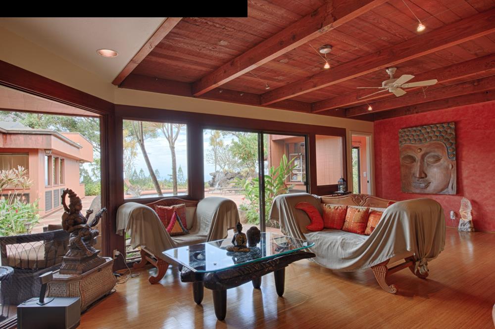 107 West Kuiaha Road Haiku, HI 96708 - Photo 10 of 20 a livingroom with furniture and a large window