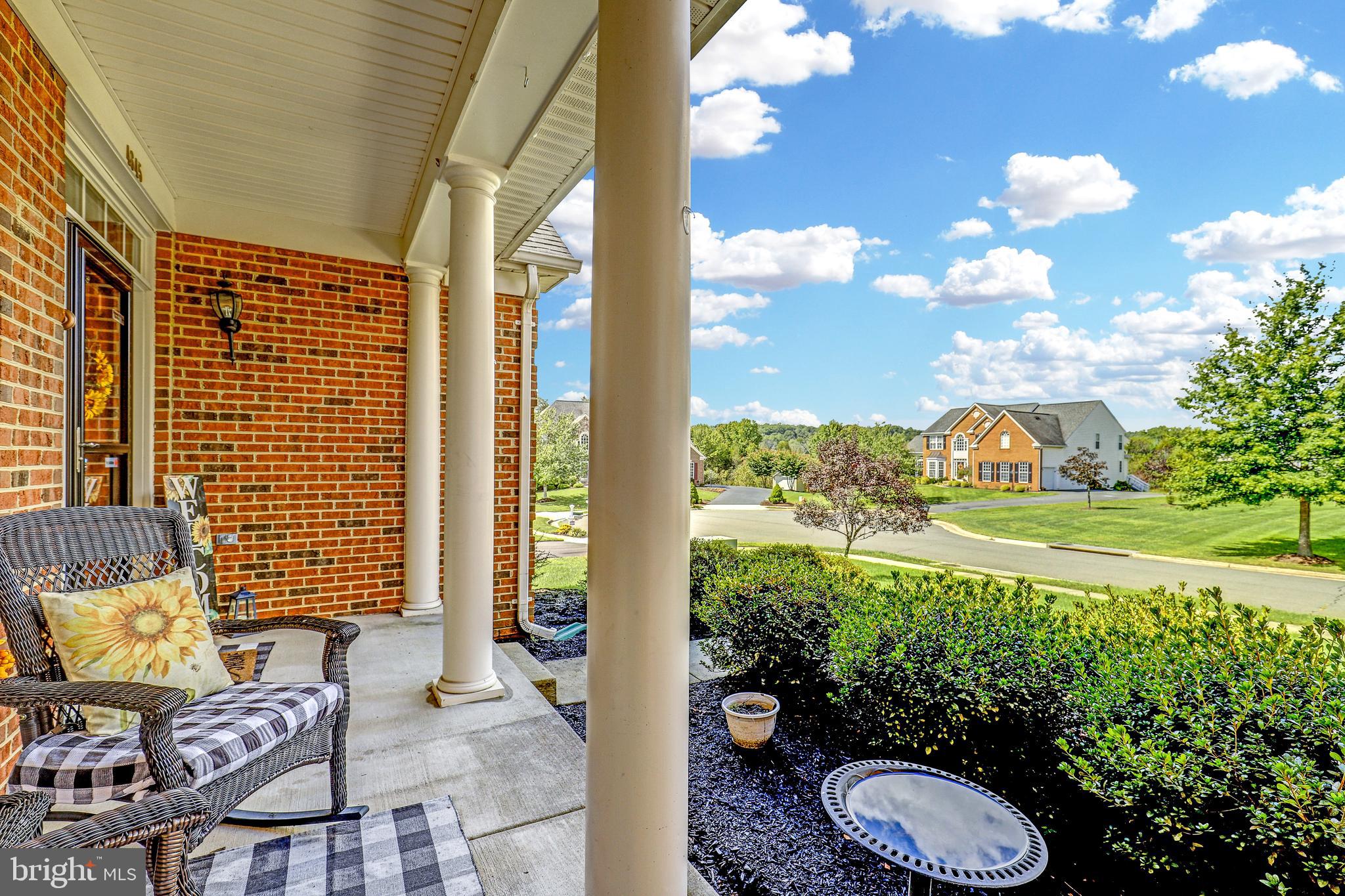 4645 Spring Run Road Warrenton, VA 20187 - Photo 5 of 61 View of porch with Columns