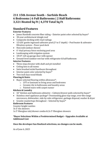 $1,499,900 | 211 B 15th Avenue South, Surfside Beach, SC 29575