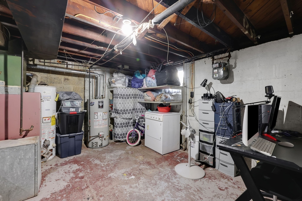 7 Kelly Place Springfield, MA 01104 - Photo 20 of 38 a view of a storage room with water heater