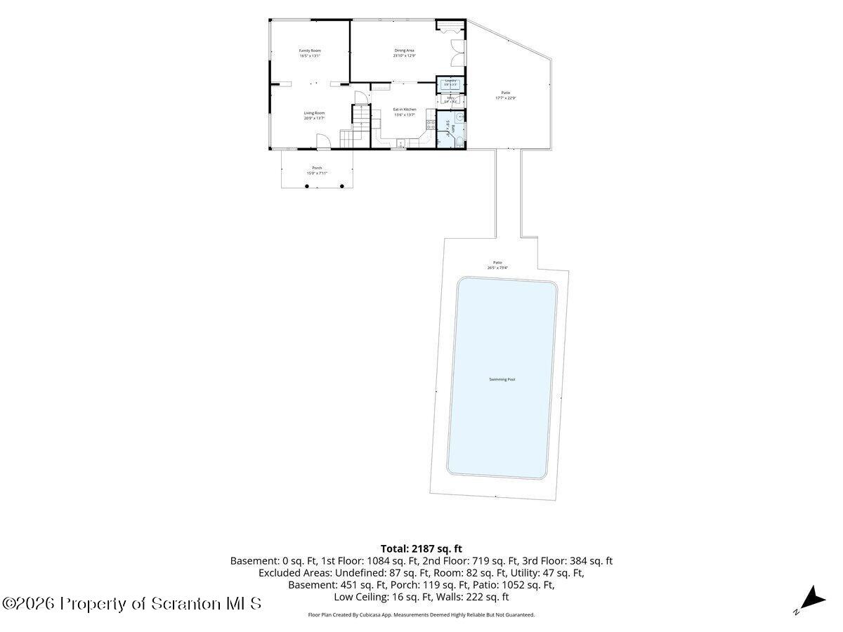 201 Moosic Road Old Forge, PA 18518 - Photo 47 of 49 2nd_floor_floor plan