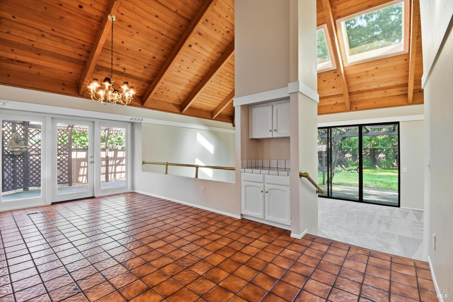 1320 North Street, Unit 7 Santa Rosa, CA 95404 - Photo 6 of 28 a view of empty room with wooden floor and fan