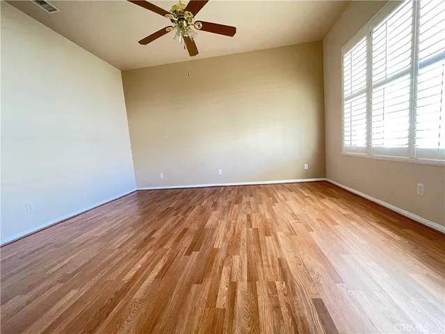 wooden floor in a room