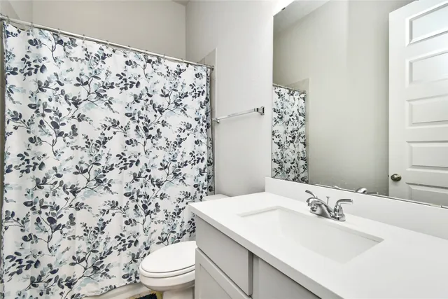 a bathroom with a sink toilet and a mirror
