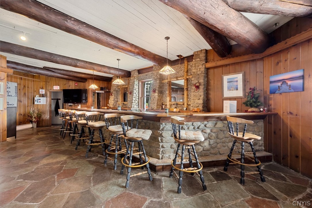 656 Hollywood Road, Unit 15 Webb, NY 13420 - Photo 41 of 50 Common Room Bar easily seats 15 guests